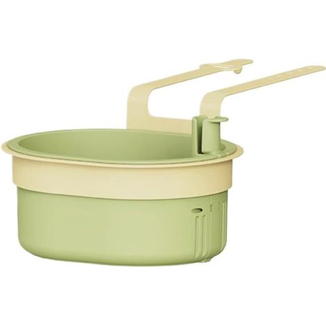 Égouttoir d'évier pliable en silicone, panier à fruits et outil d'égouttage ajustable pour cuisine (1/5)