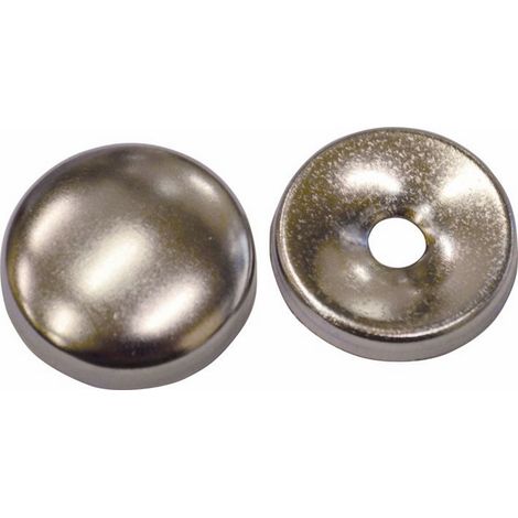 Borchia Coprivite in Ottone Nichelato misura 12 mm confezione 100 pz (1/2)