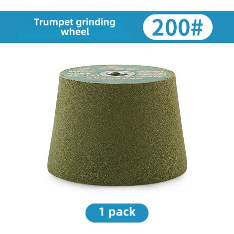 Muela abrasiva para desbastar y pulir granito, cemento, metal y cerámica cabezal de desbaste para amoladora angular (200). (1/5)