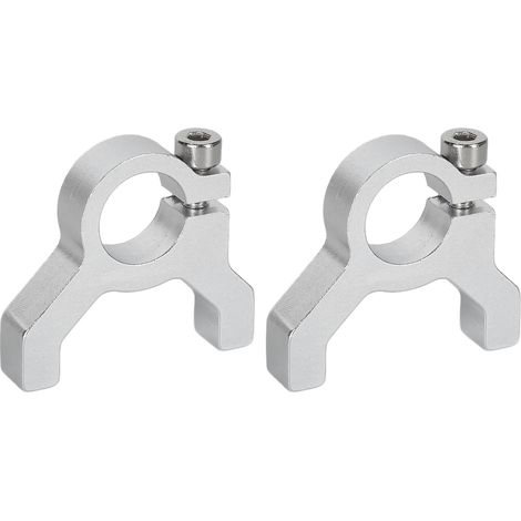 Lot de 2 moyeux de serrage tubulaires en aluminium à double colonne et à face unique pour la robotique DIY 3400-0032-0015 (1/5)