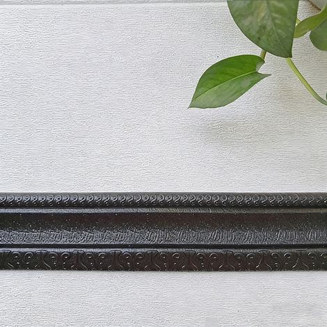 20 rouleaux de baguettes décoratives autocollantes 3D pour plinthes, en mousse, résistantes à l'humidité et aux taches, pour murs et plafonds. (1/5)