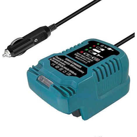 Chargeur de batterie lithium-ion rétroéclairé par LED pour système Makita 18V, compatible avec les batteries Makita 18V (1/5)