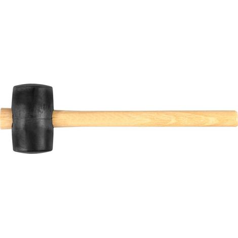 Hammer Strend Pro 340 g, Gummihammer, Blackhead, Holzgriff