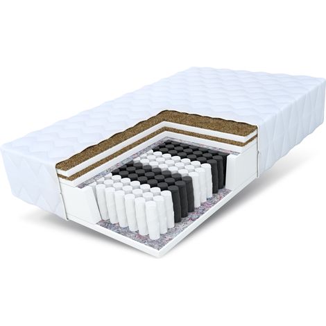 Matratze 120x200 Taschenfederkern KOKOS HOME MAX DOUBLE 26 cm 7 Zonen H3 H5 Premium (1/5)