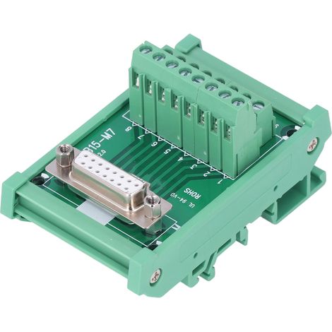 Kupfer-Leiterplatten-Klemmenblock, bedruckte Etiketten, kompakt, 0,8 A/Pin, 0,2 Nm Drehmoment, 60-V-DC-Verteilermodul (Buchse) (1/5)