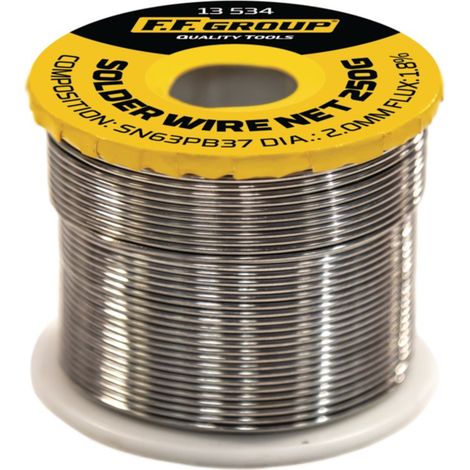 Ff group 1,5mm rocchetto da 250gr filo di stagno per saldare (1/4)