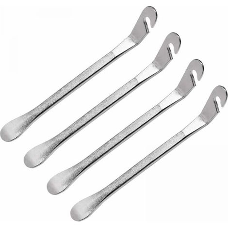 4-teiliger manueller Reifenheber, Stahl-Fahrradreifenheber, Fahrradreifenheber, Fahrradreifenheber, Radreparaturhebel-Fahrrad-Kit FLITI (1/4)