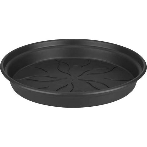 SOTTOVASO GREEN BASICS SAUCER 25CM LIVING BLACK ELHO