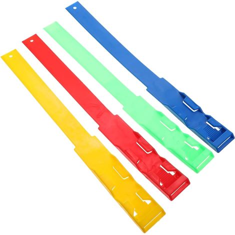 Anneaux de Cheville pour Volailles en Plastique, 4 Pièces, Faciles à Poser Retirer, pour Gestion D’élevage et Séparation des Races (1/5)