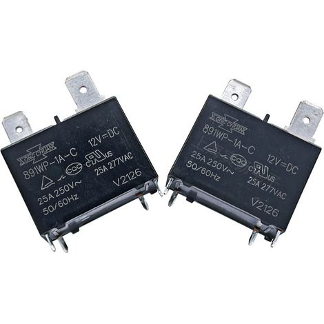 Songchuan 891WP-1A-C 12VDC 25A relay, original high-power relay for water heaters and air conditioners