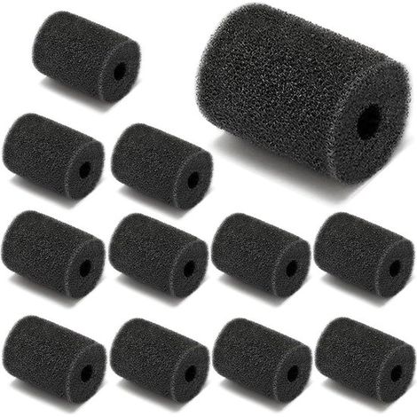 Repuestos para mangueras de aspiradoras: esponja para tubo de escape y anillo de desgaste para robot de piscina. (1/4)