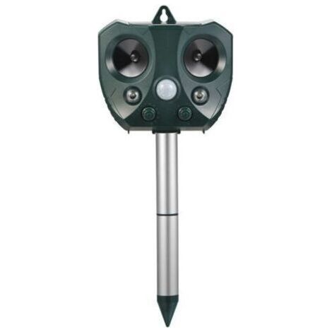 Outdoor Solar Ultrasonic Cat Repeller Adjustable Sensitivity And Frequency To Repel Harmful Animals Garden Protector.. (1/5)