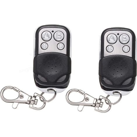 2 Piece 433.92MHz Garage Remote Control Duplicate Remote Control for 302 304 313 220 250 252, 4 Buttons TONCHEAN (1/4)