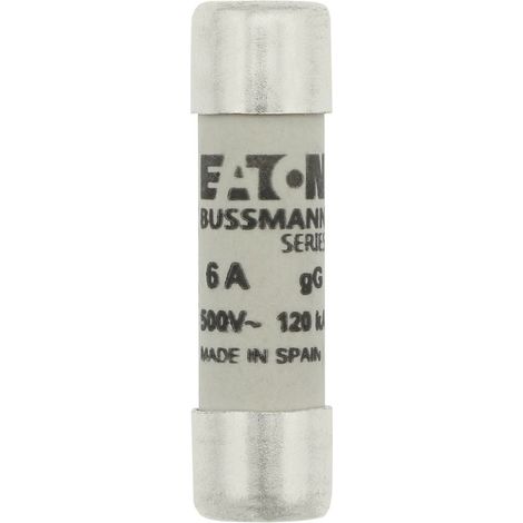 EATON Fusibile industriale 6A 500V, 10x38mm gG, C10G6