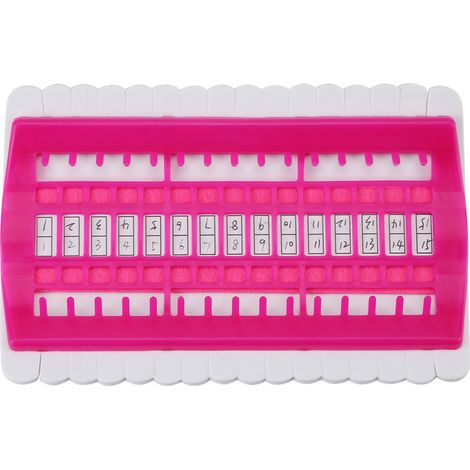 Porte-aiguilles de broderie 30 emplacements avec rangement fils et accessoires de couture motif floral (1/5)