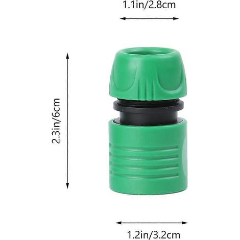 Raccord d'irrigation pour tuyau d'alimentation en eau, 1 jeu, noir (1/5)