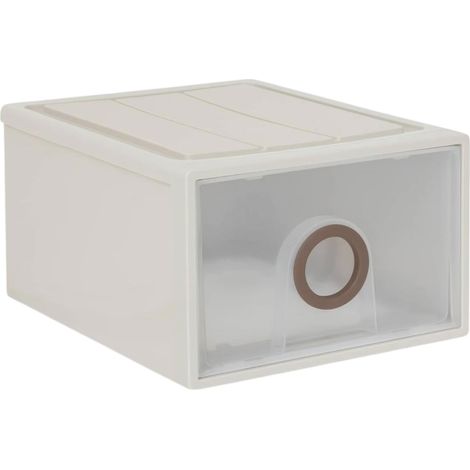 Tiroir Rigide Empilable "Tide'n Stak" 23,5L Beige (1/4)