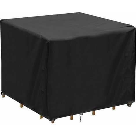 Quadratische Gartenmöbelabdeckung 90x90x90cm – Wasserdichtes und UV-beständiges 420D Oxford-Gewebe – Wetter- und reißfest (1/4)