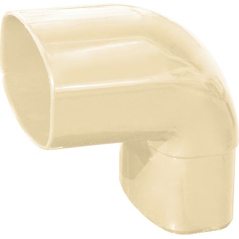 Coude PVC 87°30 MF pour tube BEST Ø92x57 - sable - First Plast (1/2)