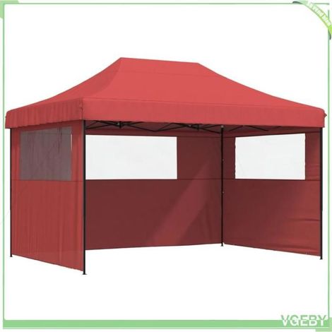 Tente de réception pliable - FAFEICY - 4005019 - 3 parois latérales - Tissu Oxford PVC - 410x279x315 cm (1/5)