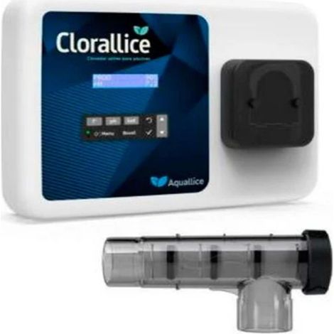 Clorador Salino Clorallice Basic 12 g/h  Para Piscinas hasta 20 m³  Sistema Electrólisis Salina