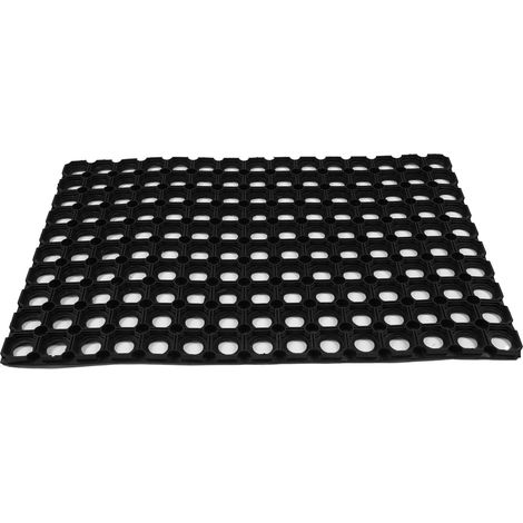 Tapis d'entrée extérieur caoutchouc BEIJING 17 40x60cm Noir