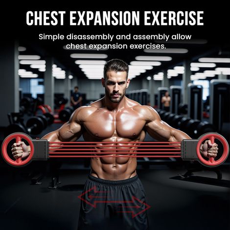 Entraîneur De Bras À Manivelle 360°, AKLUER ,3 en 1 Appareil De Fitness (1/5)