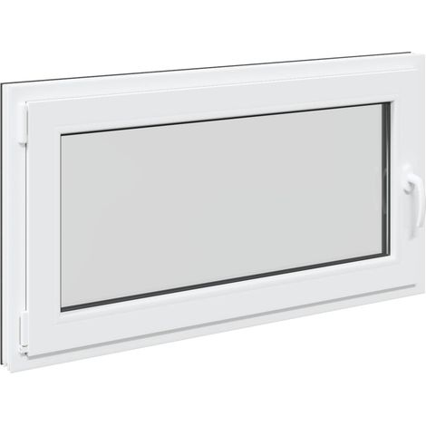 Finestra per Soffitta RISOR 110 x 70 cm PVC e Vetro Antracite vidaXL