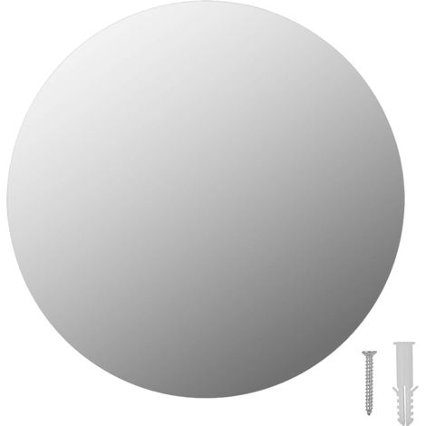 Frameless Mirror Round 30 cm Glass vidaXL