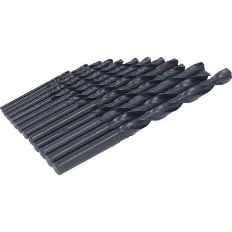 13 quick-change HSS twist drill bits for cutting wood and metal, shank from 1.5 to 6.5 mm, with black case (1/5)