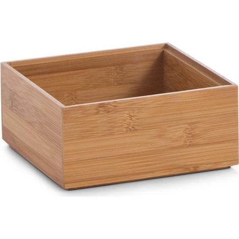 Conteneur en bambou, 15x15x7 cm, ZELLER (1/4)