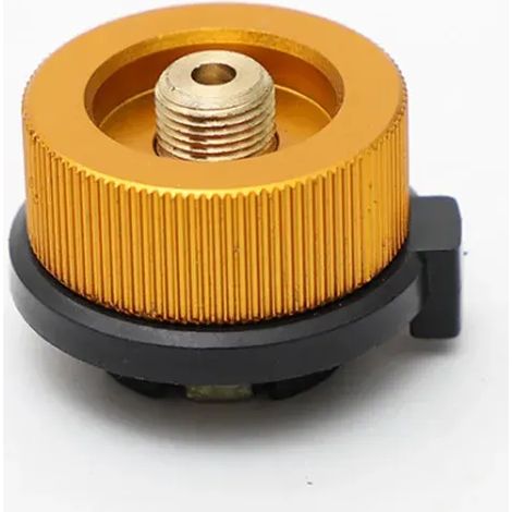 Réchaud à gaz portable de camping avec tête de transfert, outil de conversion pliable pour réchaud, support pour longue bouteille de gaz, outils de pique-nique, réchauds de cuisine portables (1/5)