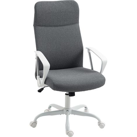 Fabric High Back Office Chair - Grey