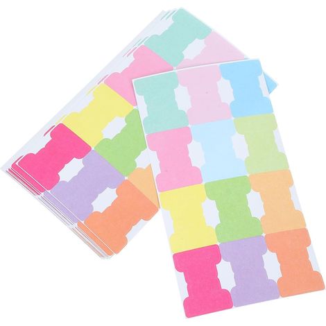 Lesezeichen aus Papier 20 Blatt mit Je 12 Beschreibbaren