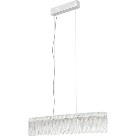 Lampada a sospensione glamour cristallo cromata LED 16W (1/2)