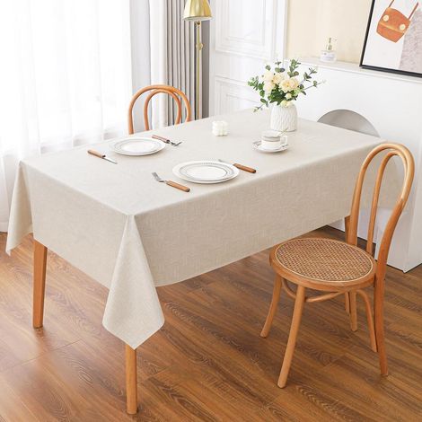Nappe cirée 100x140cm lavable, imperméable, oléofuge, rectangulaire