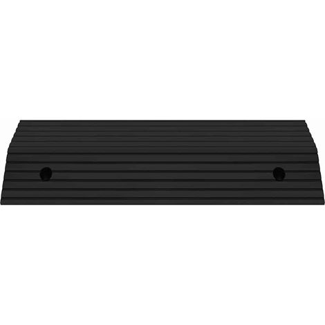vidaXL Rampa de umbral puente goma 80x40x8 cm (1/2)