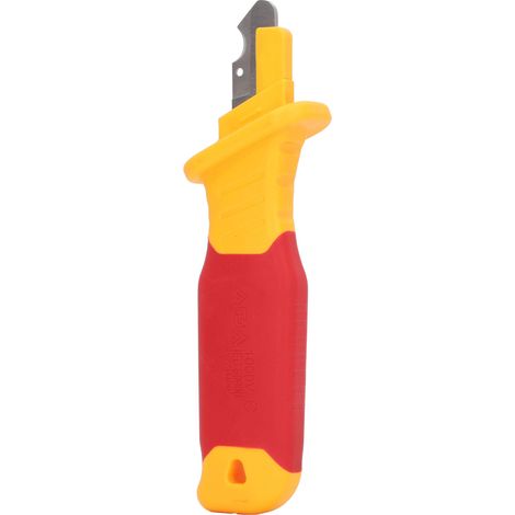 Couteau d'électricien isolé en plastique VDE, IEC60900, haute tension de tenue 1000V, antimagnétique, KN002. (1/5)