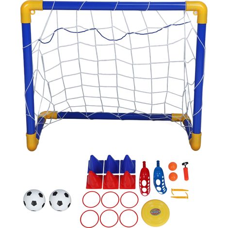 Set de 5 jeux sportifs extérieurs pour enfants, ballon de football inclus, jouets pour garçons et filles dès 6 ans. (1/5)