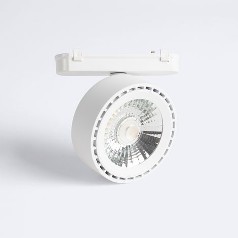 Foco Carril LED 15W para Barra Lineal Suwis 48V Blanco 2700K - 3500K - 4000K
