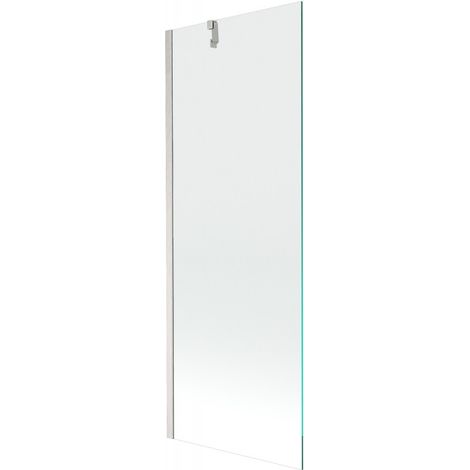 Mexen Next paratia per vasca da bagno a 1 anta 70 x 150 cm, trasparente, nichel spazzolato - 895-070-000-00-00-97 (1/5)