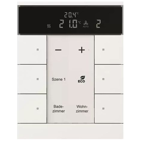 Busch-Jaeger SBR/U6.0.11-84 Raumtemperaturregler mit Bedienfunktion 6-fach Busch-Tenton® (1/2)