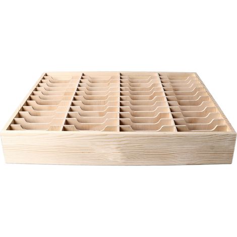 Boîte à téléphone en bois 48 cases rangement sur bureau pour maison salle de classe (1/5)