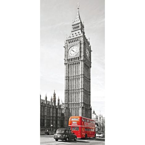 Big Ben , intissé photo mural, 90 x 202 cm, 1 part (1/3)