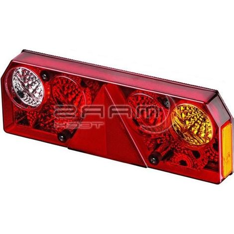 Luneta trasera / luz de freno derecha para remolque, remolque semi-remolque, universal, tipo Eurostar 1