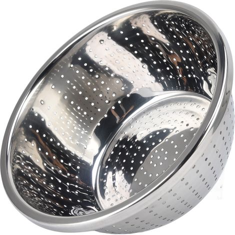 Panier à légumes multifonctionnel antirouille en acier inoxydable, 24 cm, couleur argent. (1/5)