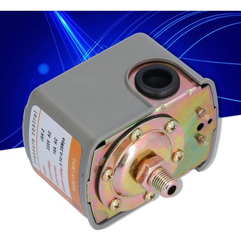 Pressostat réglable JSK-2 220 V CA à double pôle à ressort pour pompe à eau, contrôleur de pression mécanique (1/5)
