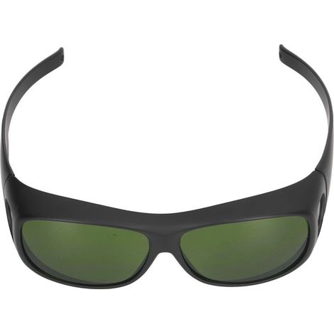 Lunettes de protection soudure légères anti-rayures, verre vert clair IR3.0, résistantes aux UV et chocs, idéales électrosoudure. (1/5)
