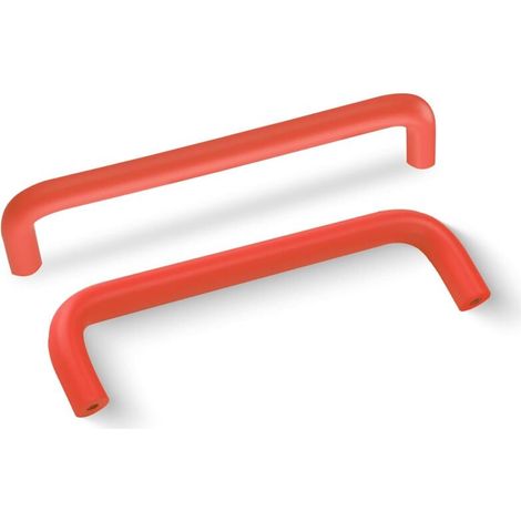 4 Pièces Poignée de Meuble en Aluminium 128mm Poignees de Portes pour Placards avec Vis Boutons Tiroir pour Armoire Cuisine,Orange (1/5)