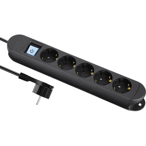 Maxtrack NV 57-1,5 L Steckdosenleiste mit Schalter Schwarz Schutzkontakt 1 St. (1/5)